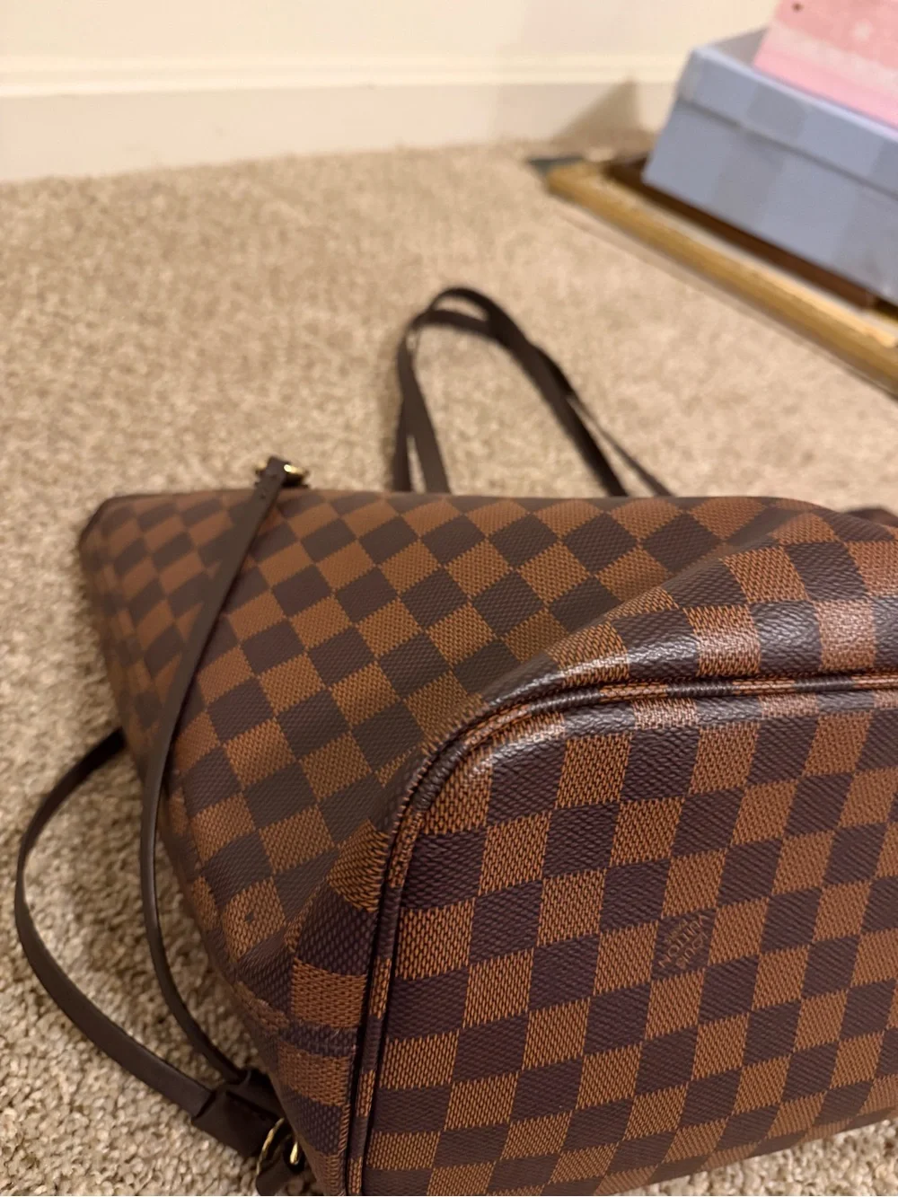 COPY - Louis Vuitton Brown Checkered Tote Bag